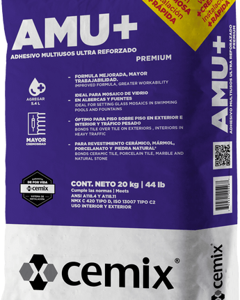 CEMENTO MULTIUSOS AMU 20KG